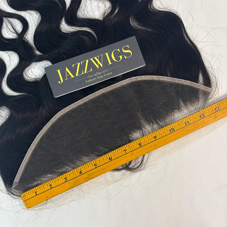 2 Virgin Cambodian Body Wave Hair Bundles with 13×4 HD Lace Frontal JAZZWIGS