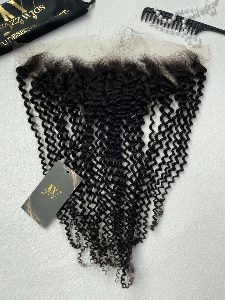 13×4 HD Hollywood Lace Frontal - Kinky Curly