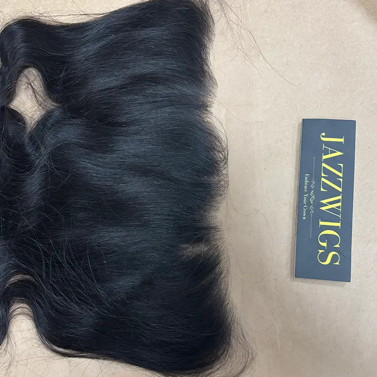 Raw body wave 3 bundles with 13x6 HD lace frontal for Black women.