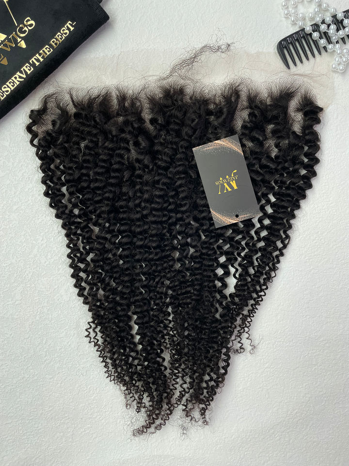 13×6 HD Hollywood Lace Frontal - Kinky Curly