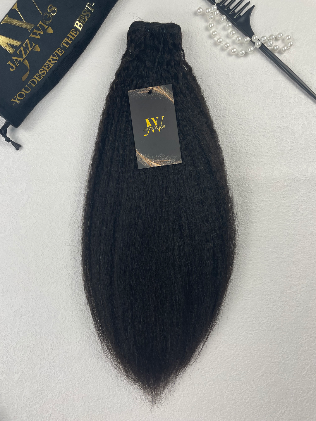 Top Raw Hair Kinky Straight - 4 Pcs Bundles