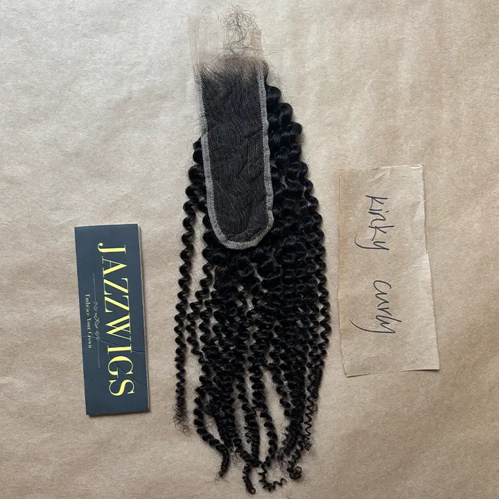 2x6 HD Lace Kinky Curly Closure – Skinlike Invisible Melt | JazzWigs