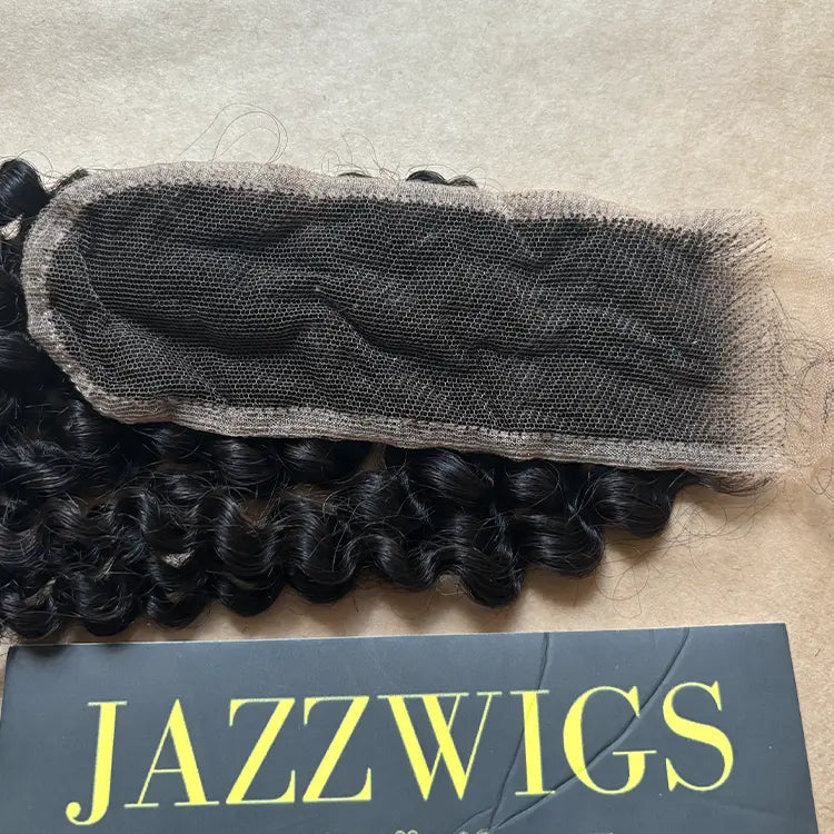 2x6 HD Lace Kinky Curly Closure – Skinlike Invisible Melt | JazzWigs