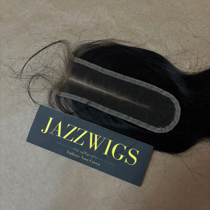 2 Raw Vietnamese Body Wave Hair Bundles with 2×6 HD Lace Closure