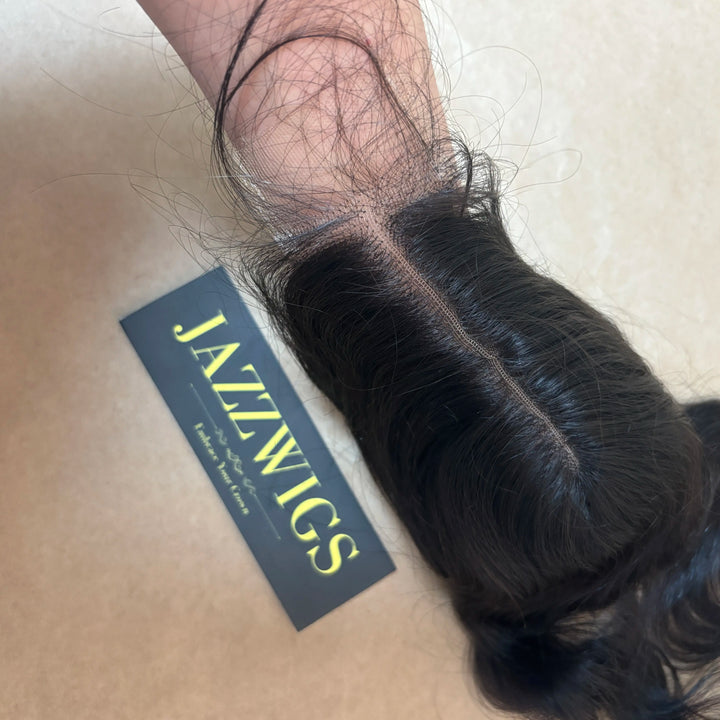 2 Raw Vietnamese Body Wave Hair Bundles with 2×6 HD Lace Closure