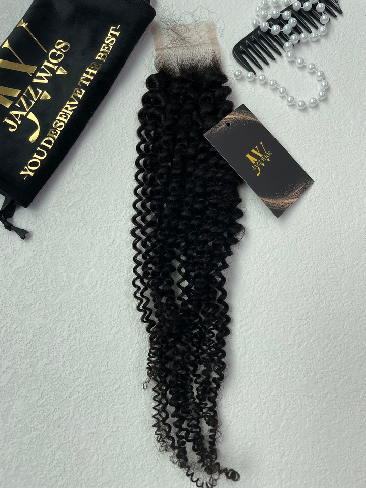 2×6 HD Hollywood Lace Closure - Kinky Curly