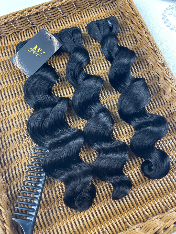 Top Raw Hair Loose Deep - 3 Pcs Bundles