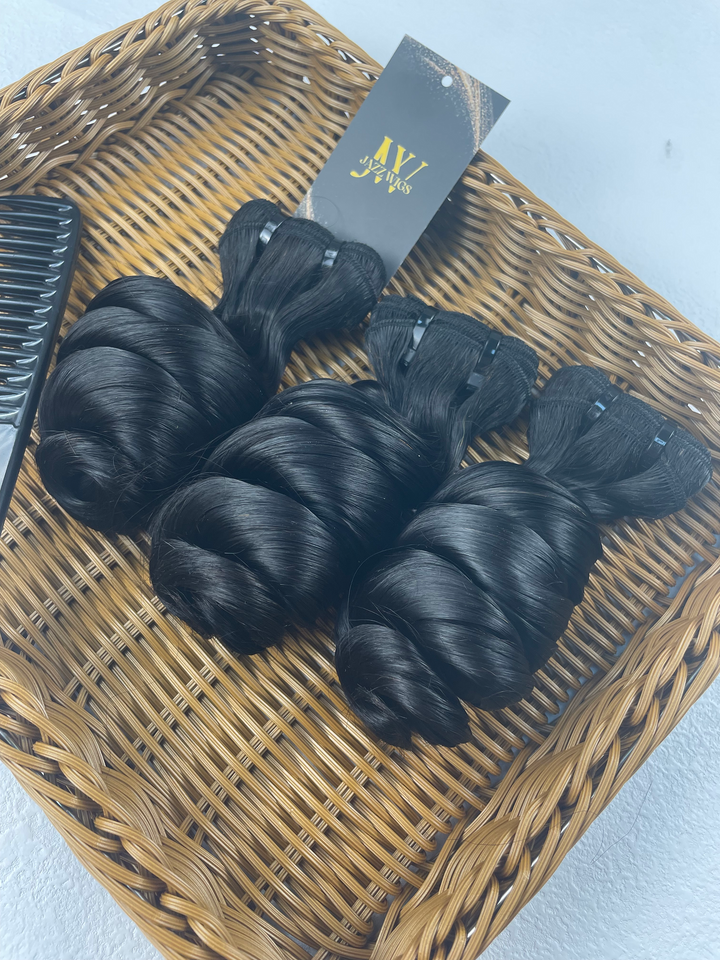 Top Raw Hair Loose Wave - 3 Pcs Bundles