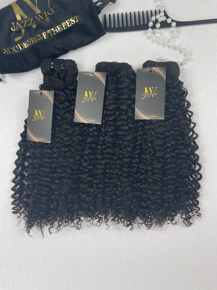 Top Raw Hair Kinky Curly - 3 Pcs Bundles