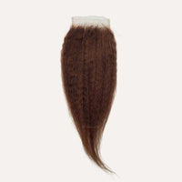 #4 Brown Kinky Straight 5x5 HD Lace Closure Wholesale | JazzWigs