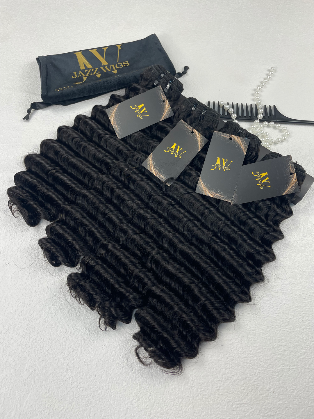 Top Raw Hair Deep Wave - 4 Pcs Bundles