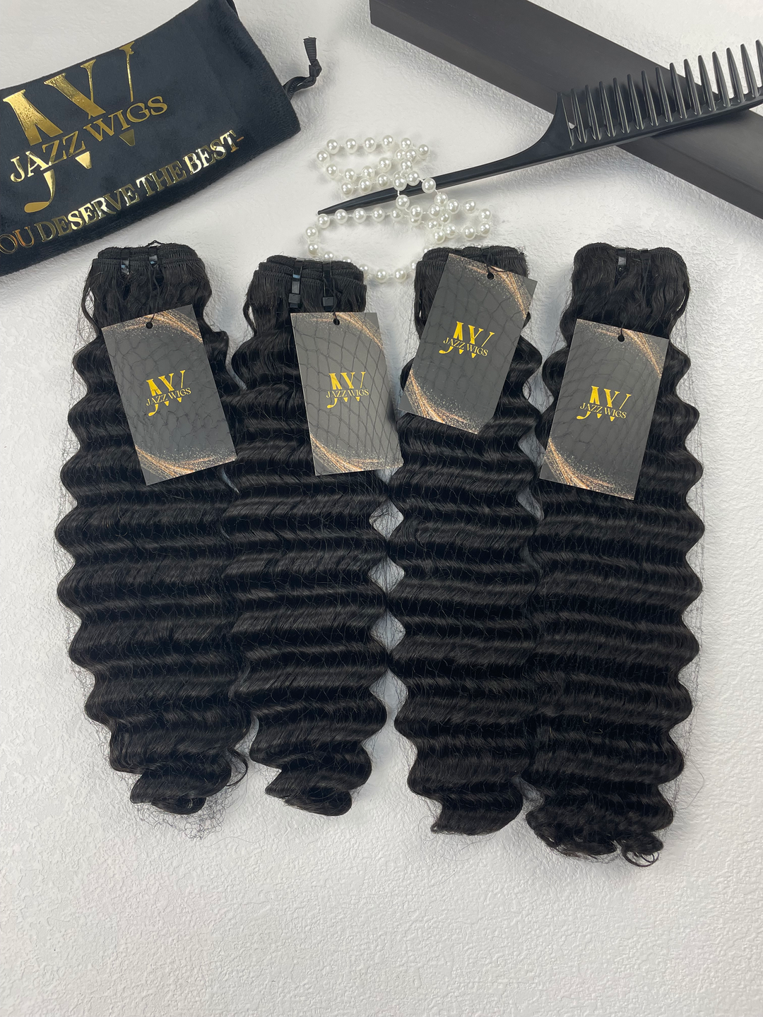 Top Raw Hair Deep Wave - 4 Pcs Bundles