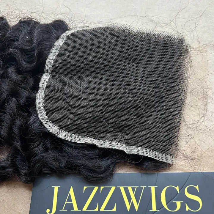 5x5 HD Lace Burmese Curly Closure – Skinlike Invisible Melt  | JazzWigs