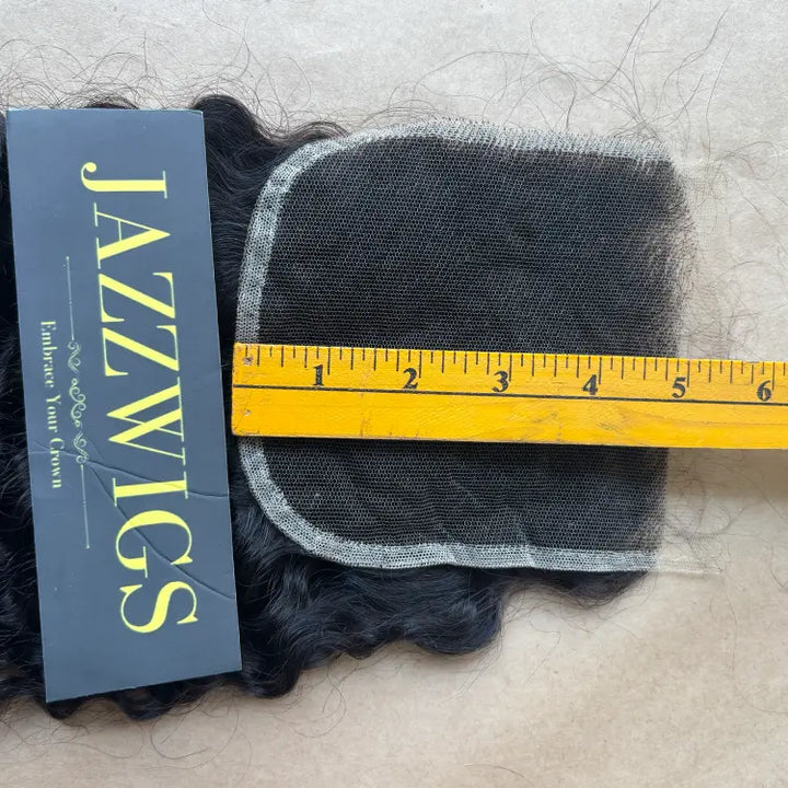 5x5 HD Lace Burmese Curly Closure – Skinlike Invisible Melt  | JazzWigs