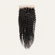 5x5 HD lace closure curly human hair in natural black by JazzWigs.