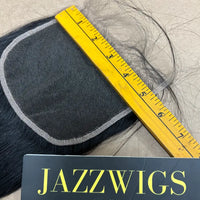 Raw straight 2 bundles with 5x5 HD lace closure for Black women.