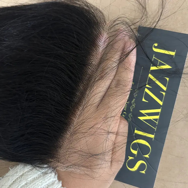 Smooth raw straight bundles with 5x5 HD lace closure ideal for wig vendors.