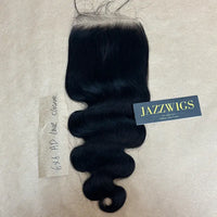 Soft raw body wave bundles with 6x6 HD lace closure for a realistic hairline.