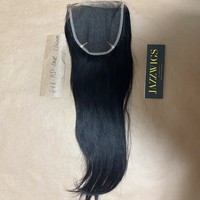 Smooth raw straight bundles with 6x6 HD lace ideal for wig vendors.
