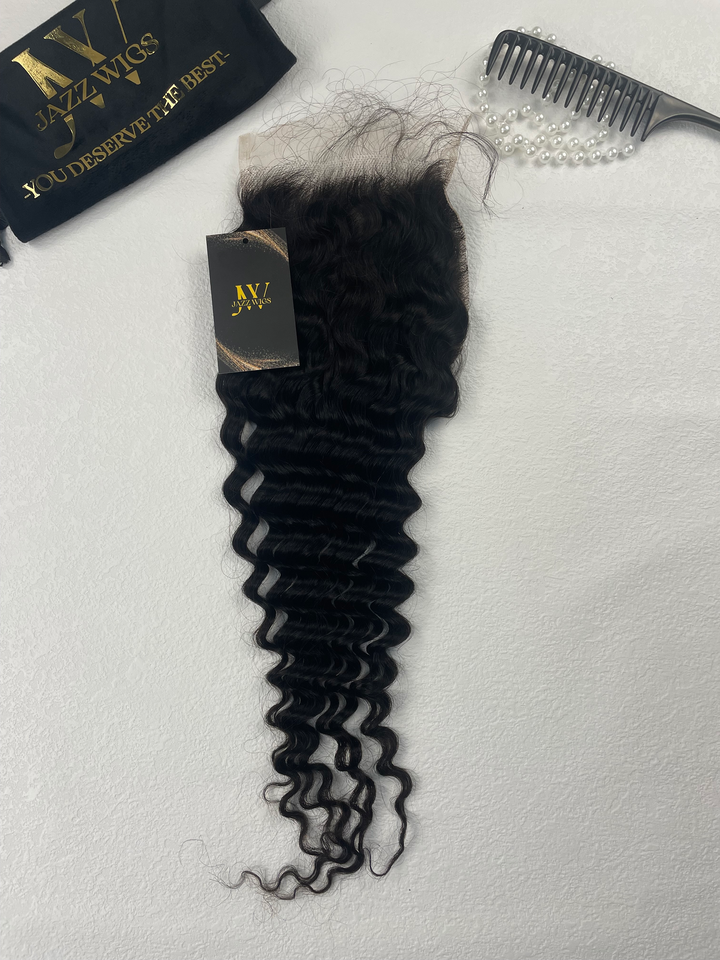 6×6 HD Hollywood Lace Closure - Deep Wave