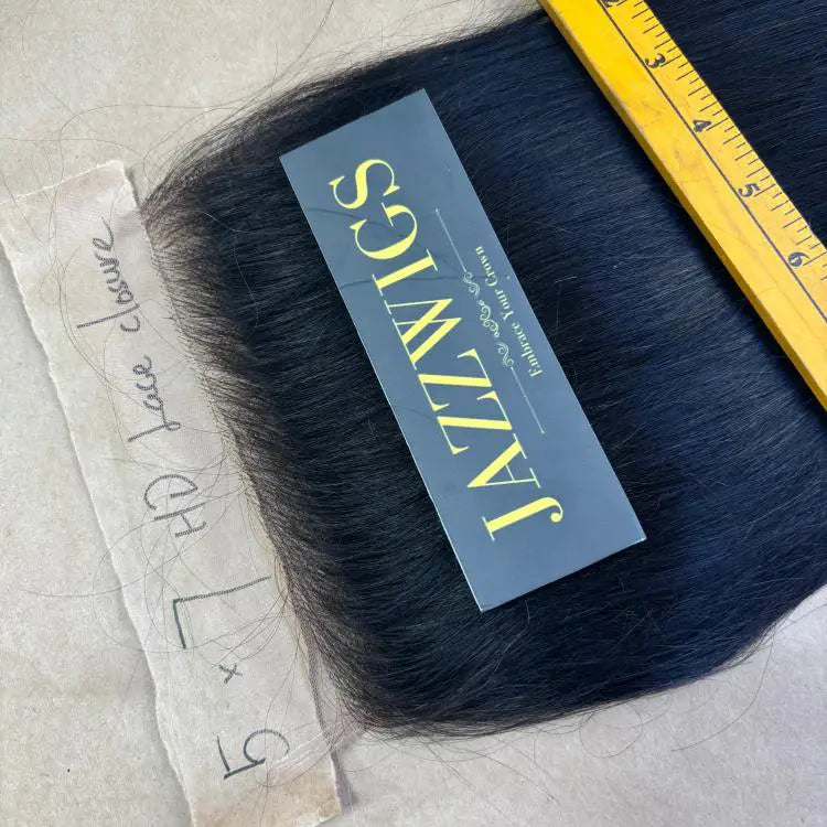 4 Raw Vietnamese Straight Hair Bundles with 7×5 HD Lace Closure