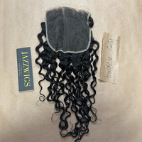 Soft raw Burmese curly bundles with 7x7 HD lace ideal for wig vendors.
