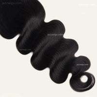 Body wave human hair texture detail for 7x7 HD lace closure body wave.