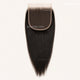 Natural black 7x7 HD lace closure straight human hair for wig making and salon use.