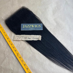 7x7 HD Lace Straight Closure – Skinlike Invisible Melt | JazzWigs
