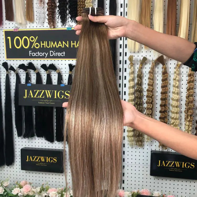 #BH4/60 Balayage Raw Vietnamese Hair Bundles | 100% Human Hair | Factory Direct by JazzWigs