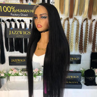 JazzWigs 200% Density Silky Straight 13×4 & 13×6 HD Lace Frontals Wigs – Factory Direct 100% Human Hair