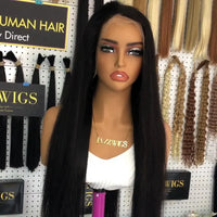 JazzWigs 200% Density Silky Straight 13×4 & 13×6 HD Lace Frontals Wigs – Factory Direct 100% Human Hair