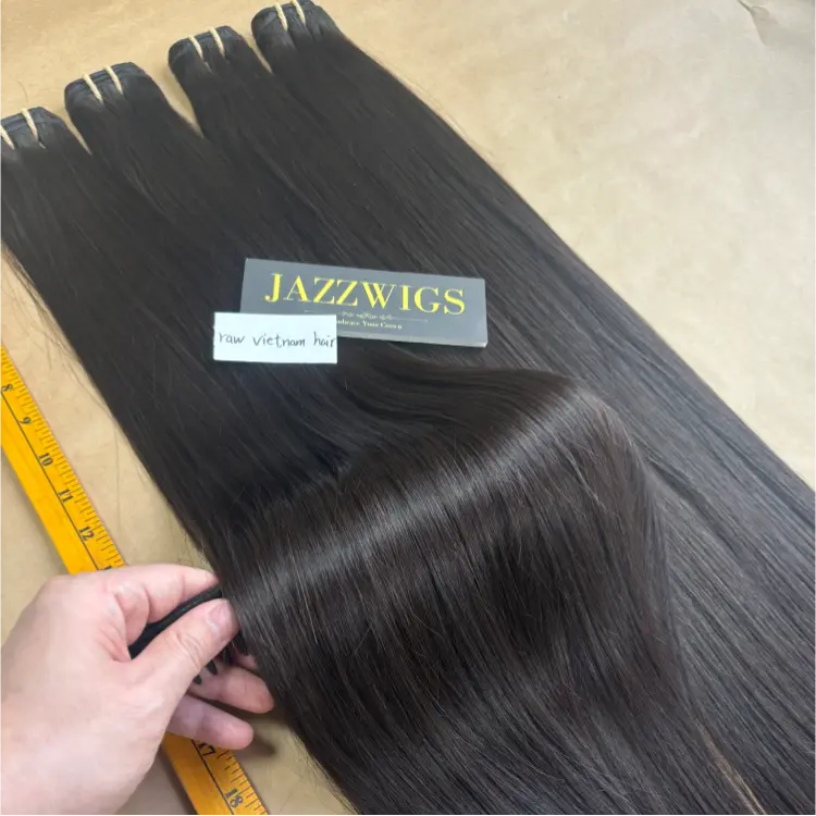 Raw Vietnamese Straight Hair 3 Bundle Deal – 100% Human, Factory Direct