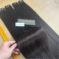 4 Raw Vietnamese Straight Hair Bundles with 2×6 HD Lace Closure