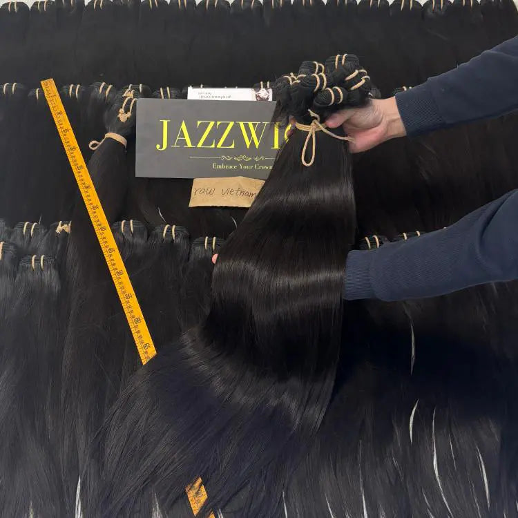 Raw Vietnamese Straight Hair 3 Bundle Deal – 100% Human, Factory Direct