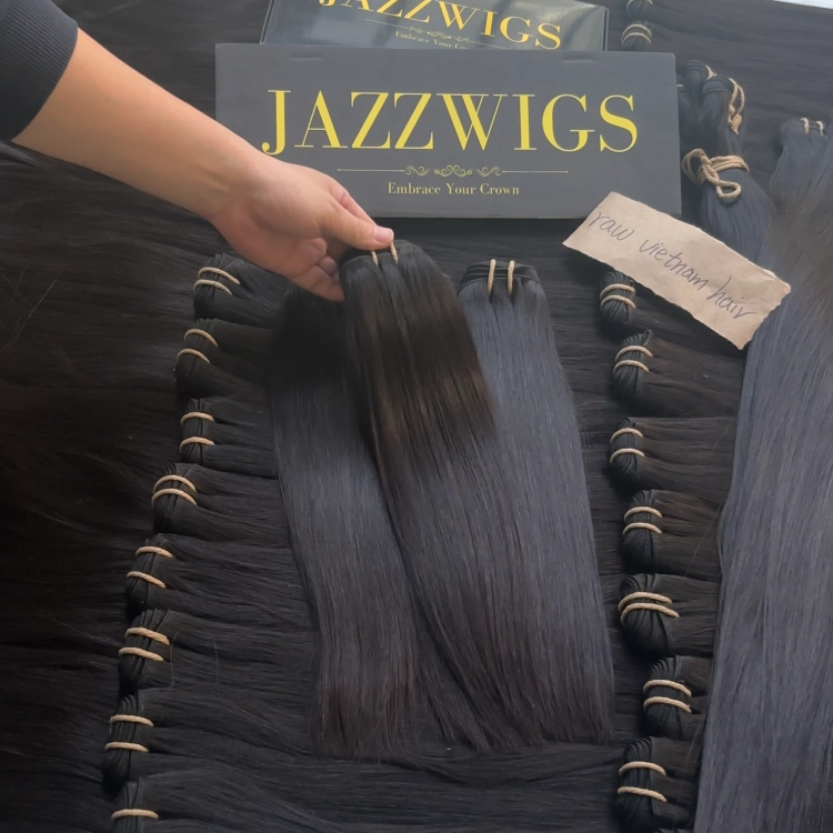 Raw Vietnamese Straight Hair 3 Bundle Deal – 100% Human, Factory Direct