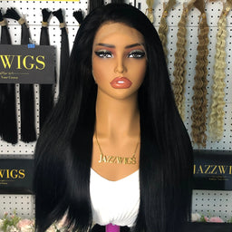 250% Density Straight HD Lace Front Wig – 13×4 / 13×6 Frontals, Full & Voluminous Style | JazzWigs Factory Direct