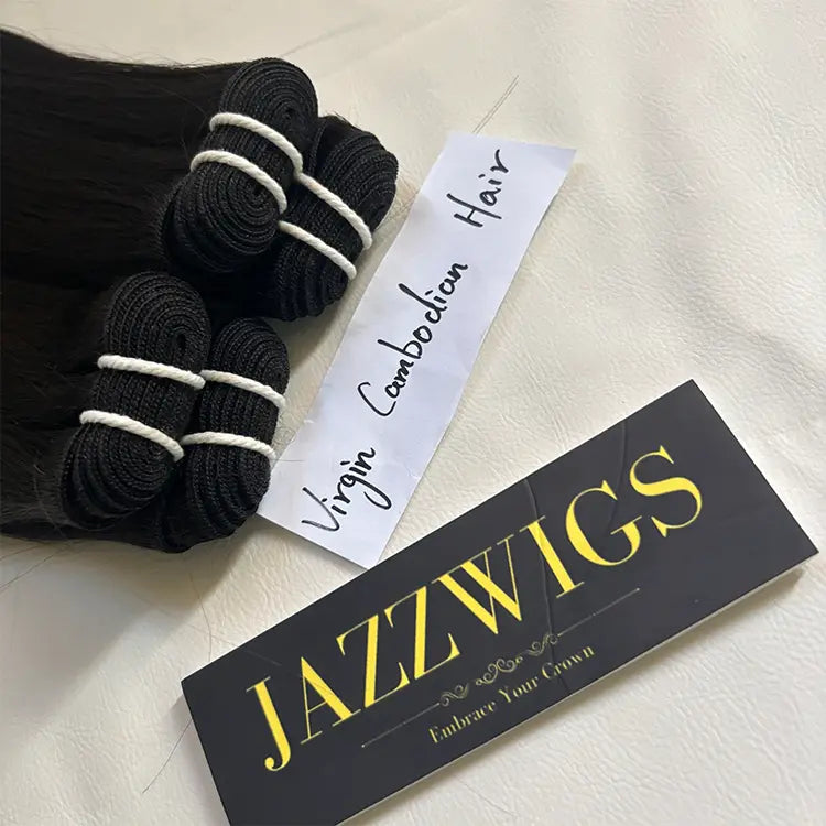 Virgin Cambodian Straight Hair 2 Bundle Deal – JazzWigs Factory Wholesale
