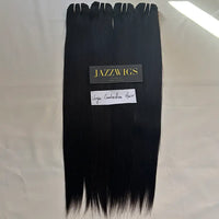 Virgin Cambodian Straight Hair 4 Bundle Deal with 2×6 HD Lace Closure