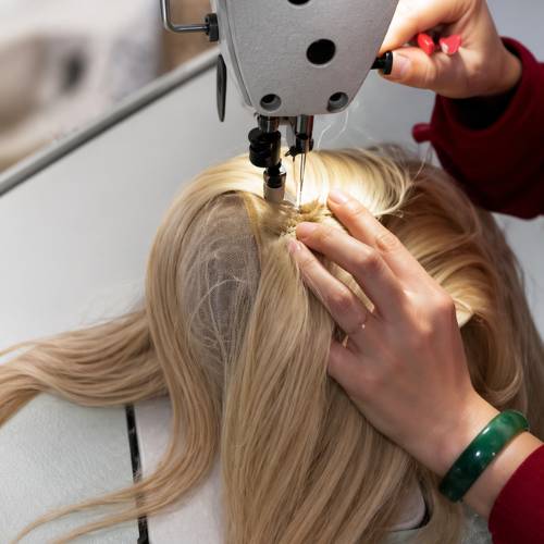Custom human hair wig making service at JazzWigs