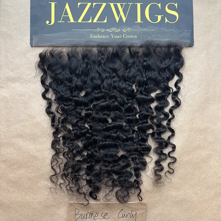 13x4 HD Lace Burmese Curly Frontal – Skinlike Invisible Melt | JazzWigs