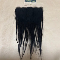 Smooth raw straight bundles with 13x6 HD lace frontal ideal for wig vendors.