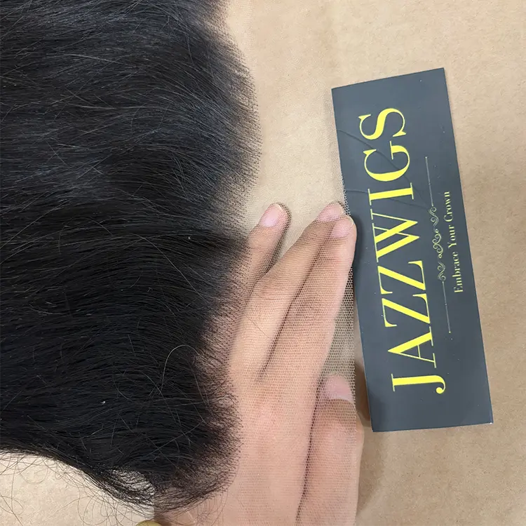 Smooth raw straight bundles with 13x6 HD lace frontal for wig vendors.