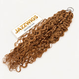 Honey Blonde #27 Burmese Curly Feather Crochet Human Hair