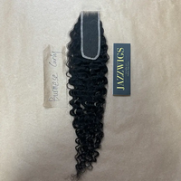 2x6 HD lace closure paired with raw Burmese curly Black hair bundles.