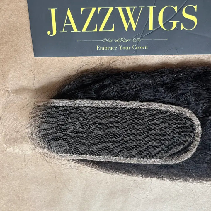 2x6 HD Lace Kinky Straight Closure – Skinlike Invisible Melt | JazzWigs
