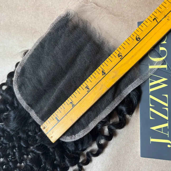 5x5 HD Lace Curly Closure – Skinlike Invisible Melt  | JazzWigs