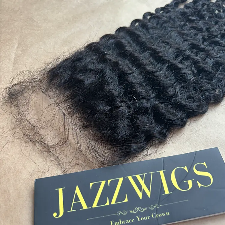 5x5 HD Lace French Curly Closure – Skinlike Invisible Melt | JazzWigs