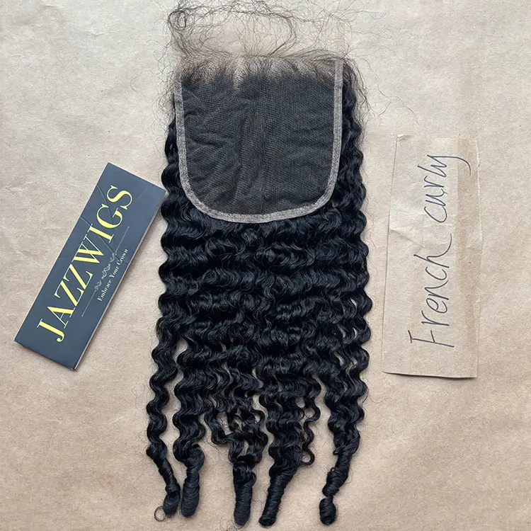 5x5 HD Lace French Curly Closure – Skinlike Invisible Melt | JazzWigs