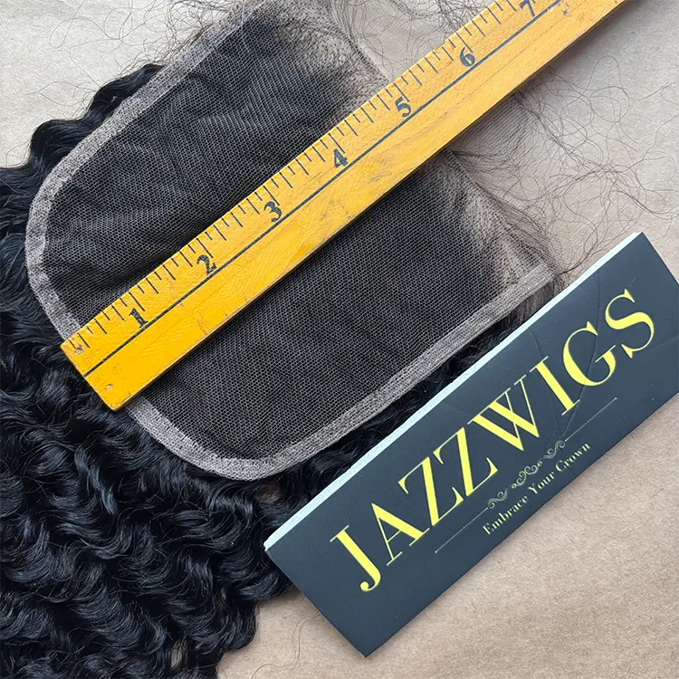 5x5 HD Lace French Curly Closure – Skinlike Invisible Melt | JazzWigs